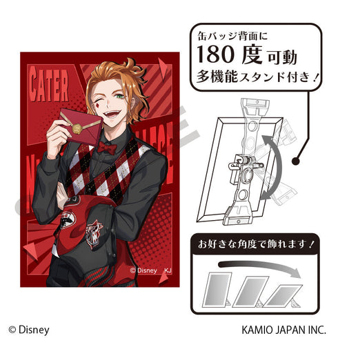 『ディズニー ツイステッドワンダーランド』アート缶バッジ ケイト・ダイヤモンド ユニオンバースデー